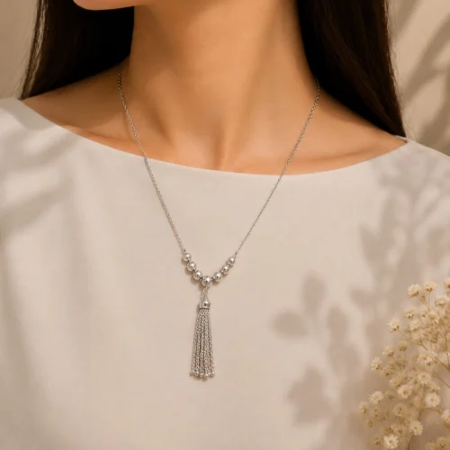Celeste Tassel Necklace